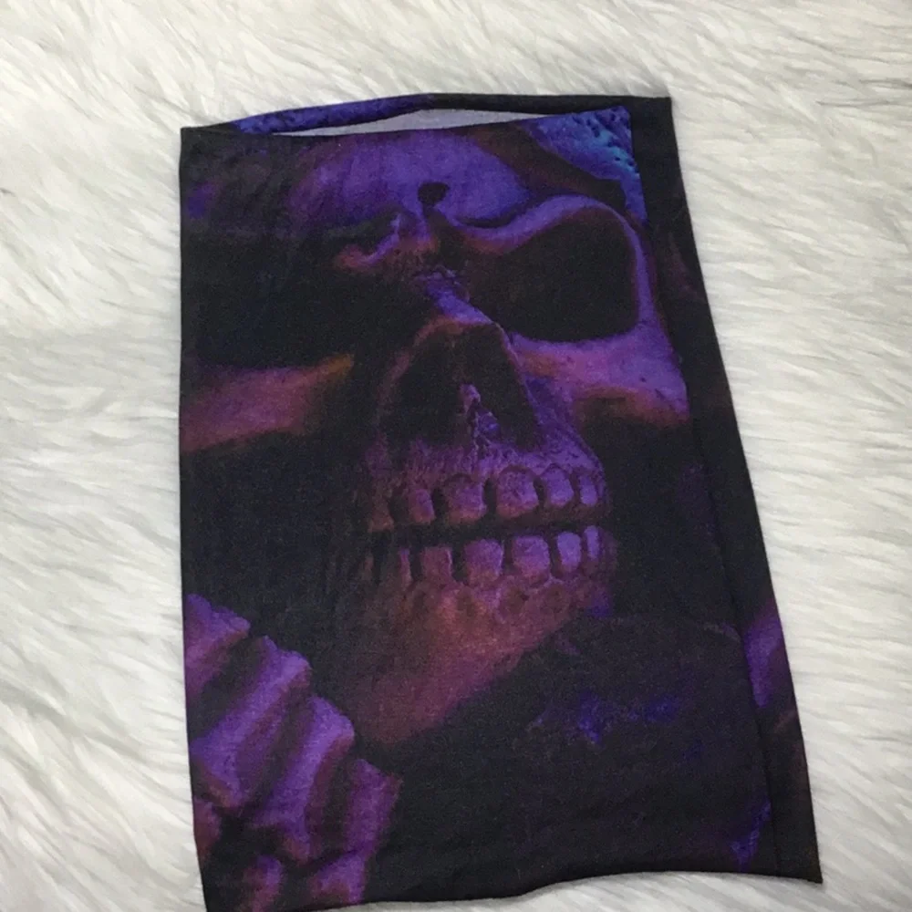 Skull Print Neck Gators, Lot of 3
